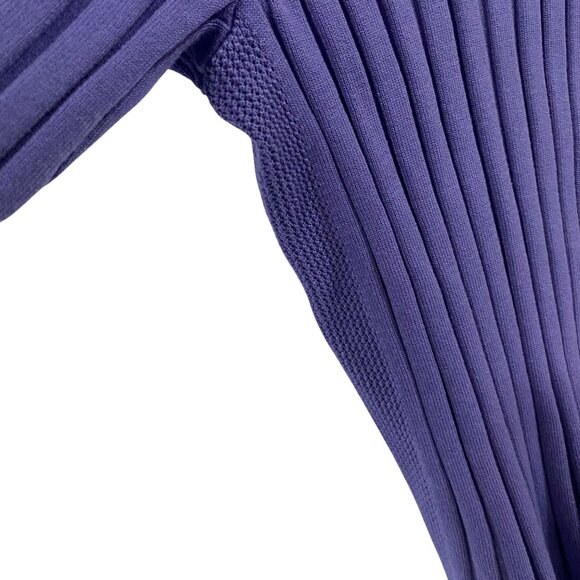 Athleta Fairway Zip-Up Sweater‎ Adonis Blue Size 2X - Picture 2 of 11